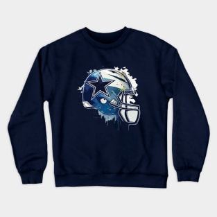 Dallas Cowboys Helmet Crewneck Sweatshirt